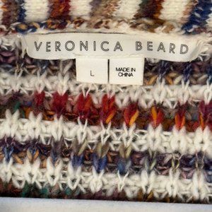MULTI-COLOR VERONICA BEARD CARDIGAN, SIZE LARGE, WORN ONCE OR TWICE, PRISTINE